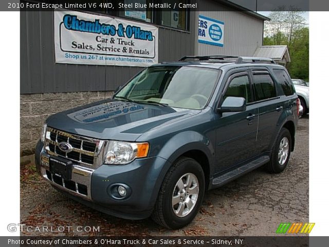 2010 Ford Escape Limited V6 4WD in Steel Blue Metallic