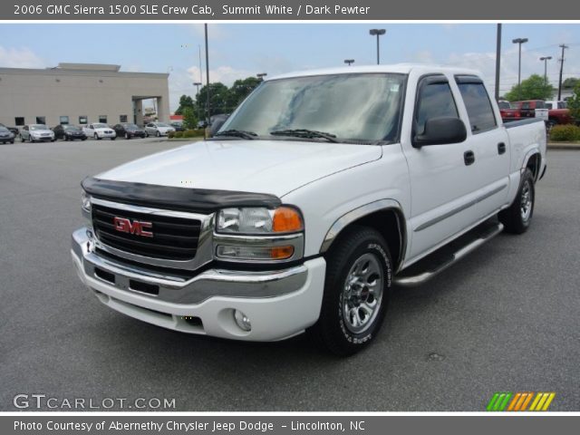 2006 GMC Sierra 1500 SLE Crew Cab in Summit White