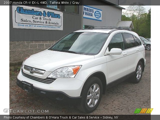 2007 Honda CR-V EX-L 4WD in Taffeta White