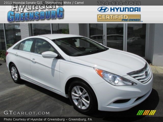 2011 Hyundai Sonata GLS in Shimmering White