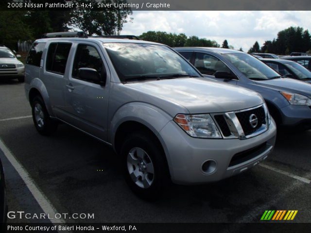 2008 Nissan Pathfinder S 4x4 in Silver Lightning