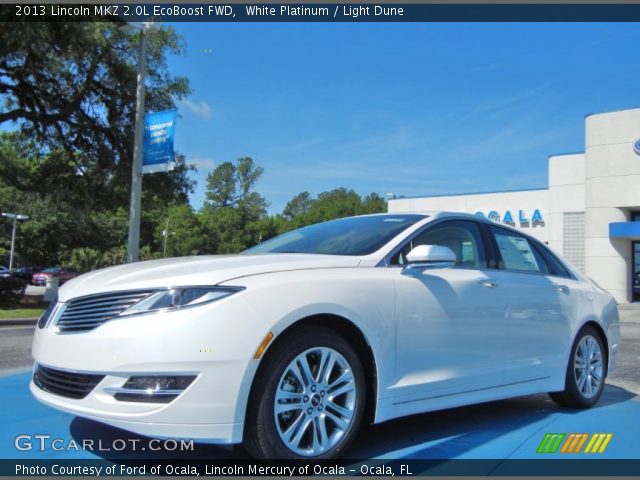 2013 Lincoln MKZ 2.0L EcoBoost FWD in White Platinum
