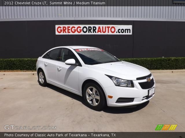 2012 Chevrolet Cruze LT in Summit White