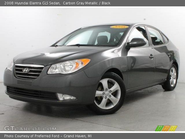2008 Hyundai Elantra GLS Sedan in Carbon Gray Metallic