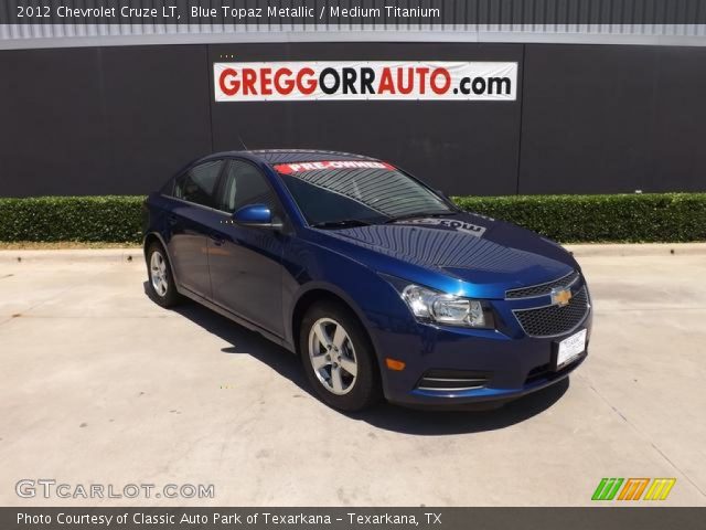 2012 Chevrolet Cruze LT in Blue Topaz Metallic