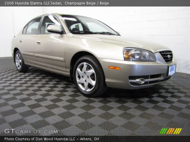 2006 Hyundai Elantra GLS Sedan in Champagne Beige