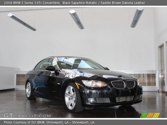 2009 BMW 3 Series 335i Convertible in Black Sapphire Metallic