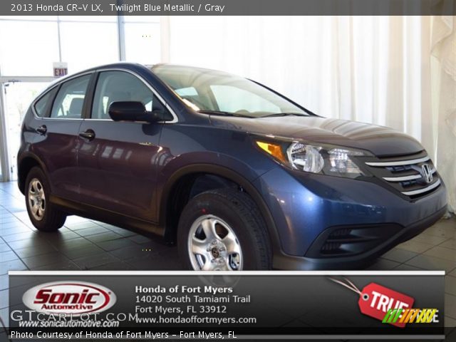 2013 Honda CR-V LX in Twilight Blue Metallic