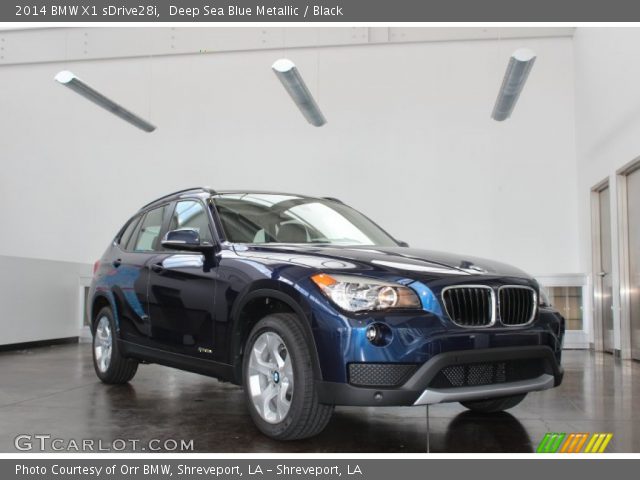 2014 BMW X1 sDrive28i in Deep Sea Blue Metallic