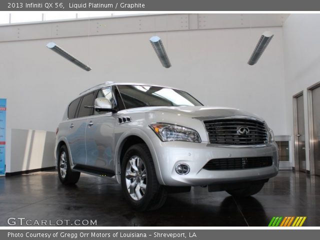 2013 Infiniti QX 56 in Liquid Platinum