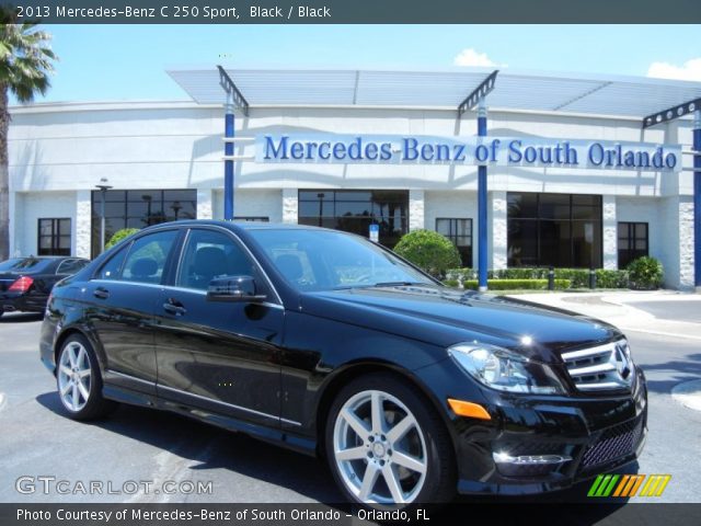 2013 Mercedes-Benz C 250 Sport in Black