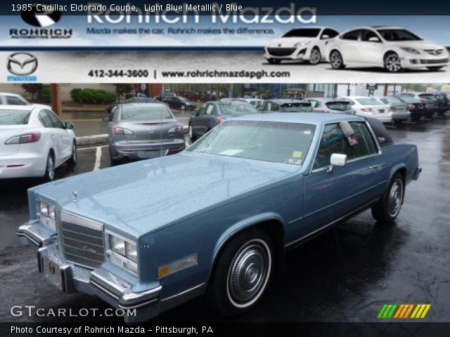 1985 Cadillac Eldorado Coupe in Light Blue Metallic