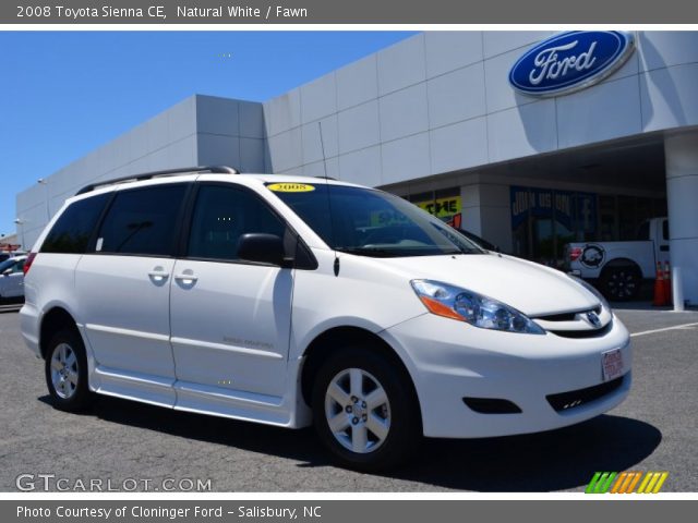 2008 Toyota Sienna CE in Natural White