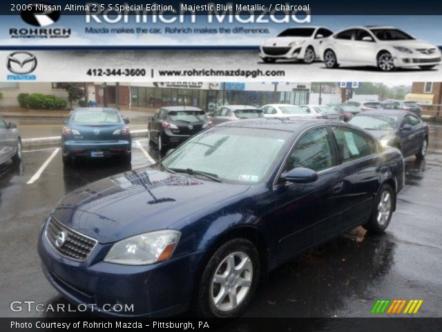 2006 Nissan Altima 2.5 S Special Edition in Majestic Blue Metallic