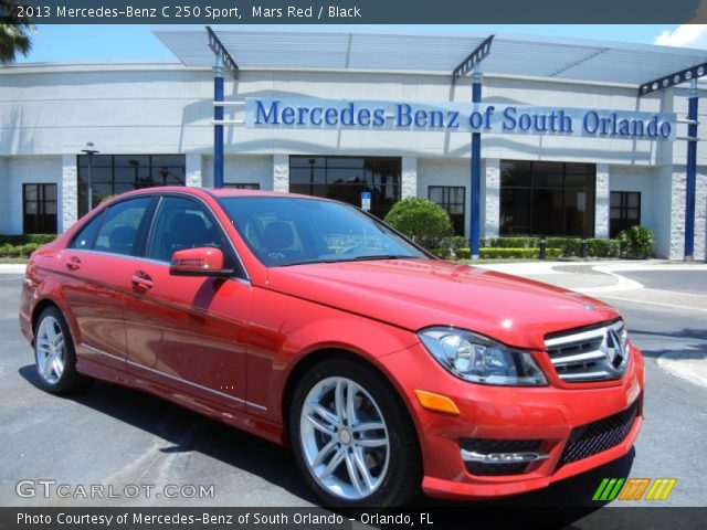 2013 Mercedes-Benz C 250 Sport in Mars Red