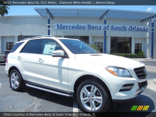 2013 Mercedes-Benz ML 350 4Matic in Diamond White Metallic