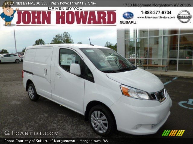 2013 Nissan NV200 SV in Fresh Powder White