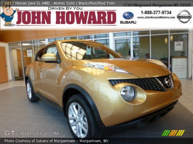 2013 Nissan Juke SL AWD in Atomic Gold