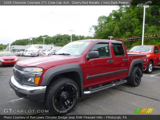 2006 Chevrolet Colorado Z71 Crew Cab 4x4 in Cherry Red Metallic