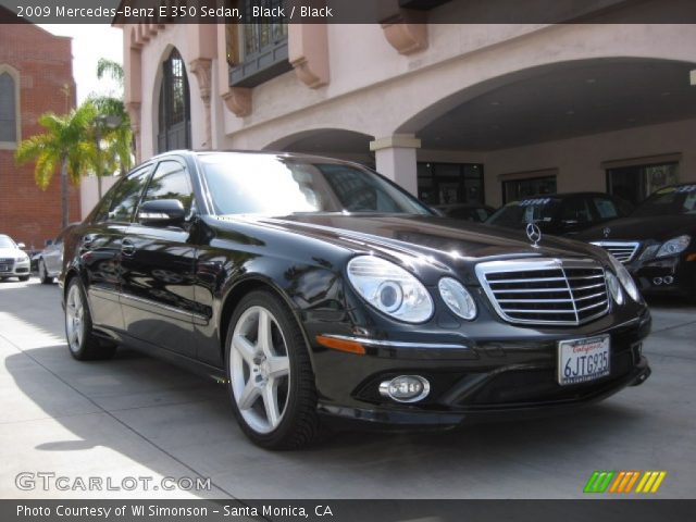 2009 Mercedes-Benz E 350 Sedan in Black