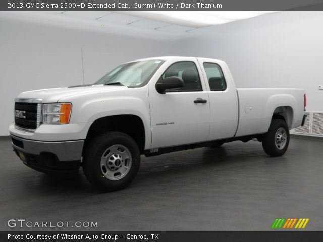 2013 GMC Sierra 2500HD Extended Cab in Summit White