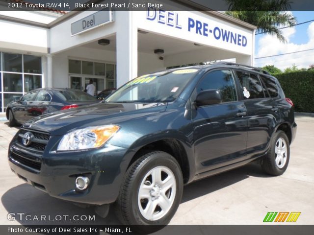 2012 Toyota RAV4 I4 in Black Forest Pearl