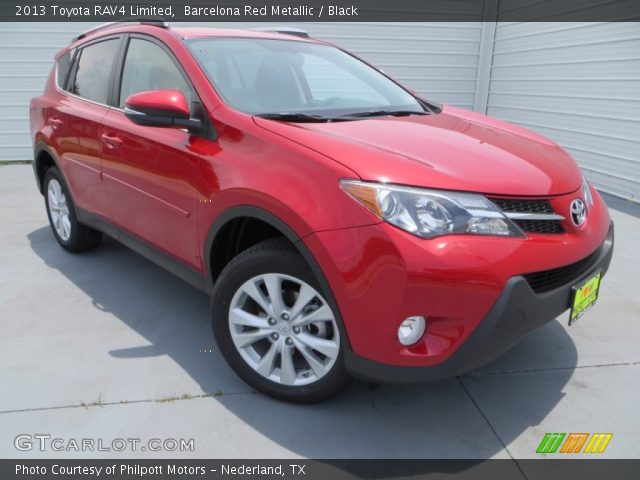 2013 Toyota RAV4 Limited in Barcelona Red Metallic