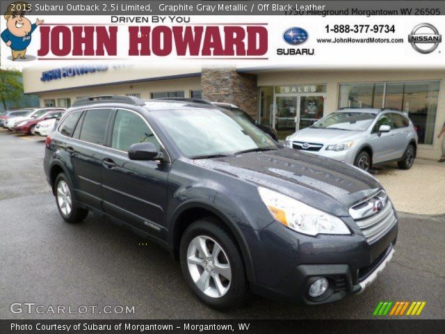2013 Subaru Outback 2.5i Limited in Graphite Gray Metallic
