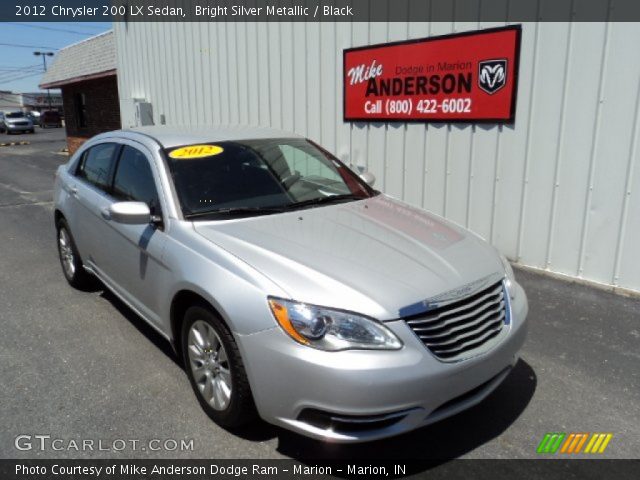 2012 Chrysler 200 LX Sedan in Bright Silver Metallic