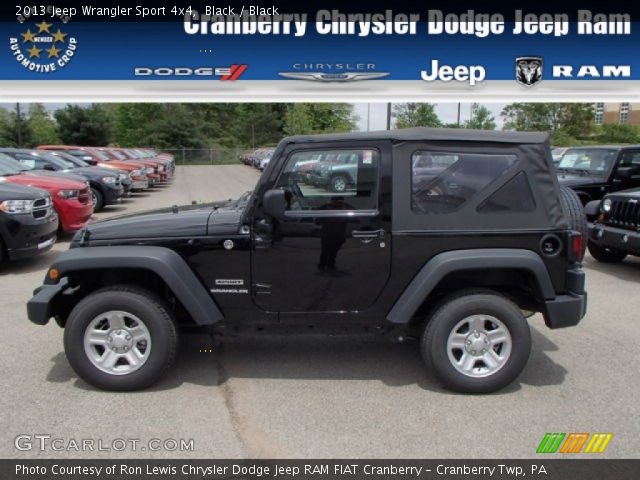 2013 Jeep Wrangler Sport 4x4 in Black