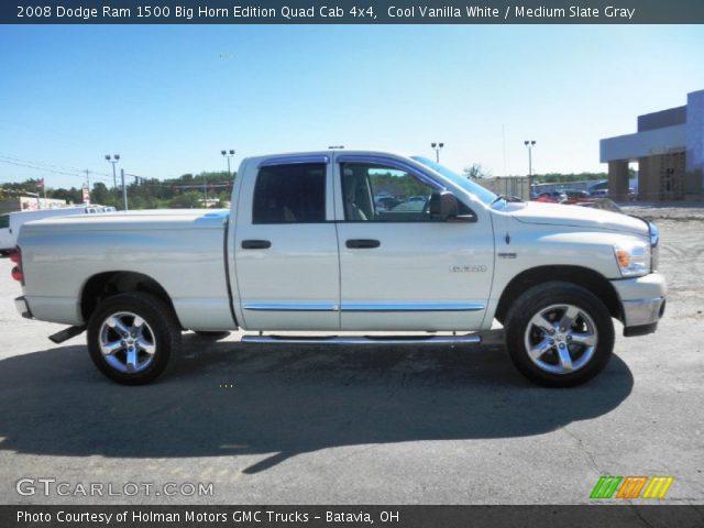 2008 Dodge Ram 1500 Big Horn Edition Quad Cab 4x4 in Cool Vanilla White