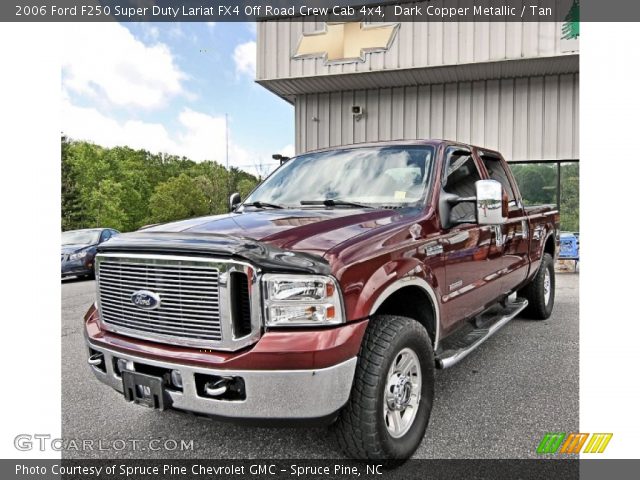 2006 Ford F250 Super Duty Lariat FX4 Off Road Crew Cab 4x4 in Dark Copper Metallic