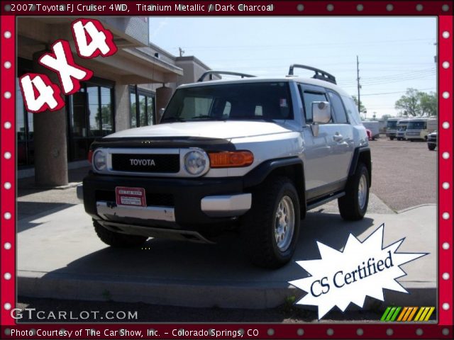 2007 Toyota FJ Cruiser 4WD in Titanium Metallic