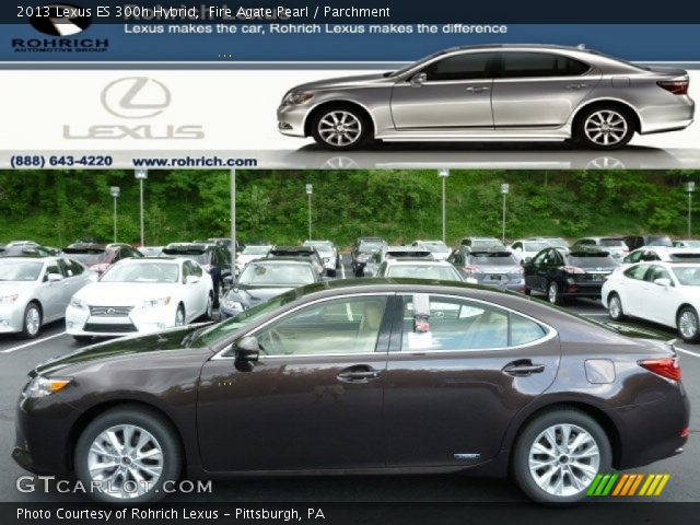 2013 Lexus ES 300h Hybrid in Fire Agate Pearl