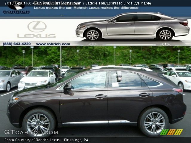 2013 Lexus RX 450h AWD in Fire Agate Pearl