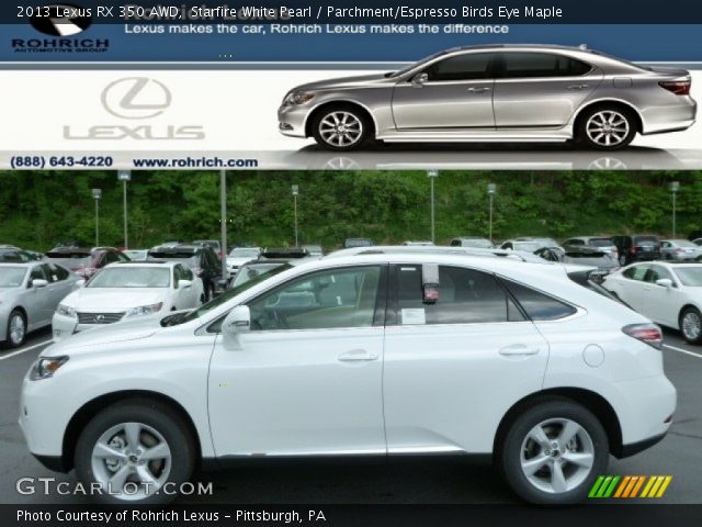2013 Lexus RX 350 AWD in Starfire White Pearl