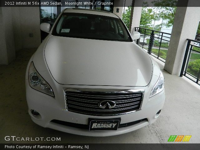 2012 Infiniti M 56x AWD Sedan in Moonlight White