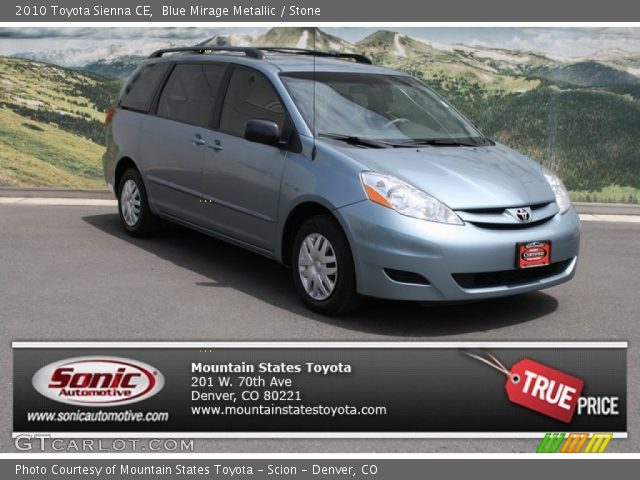 2010 Toyota Sienna CE in Blue Mirage Metallic