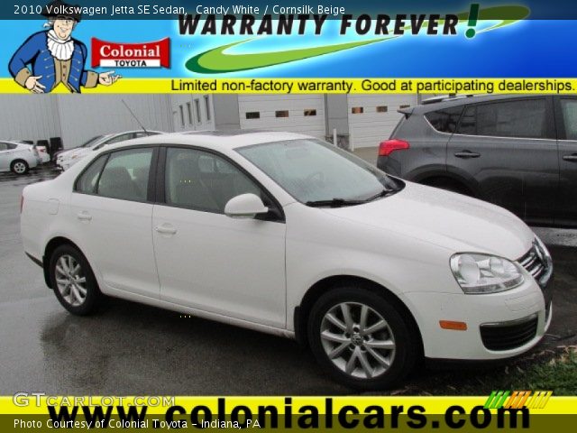 2010 Volkswagen Jetta SE Sedan in Candy White