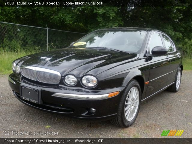 2008 Jaguar X-Type 3.0 Sedan in Ebony Black