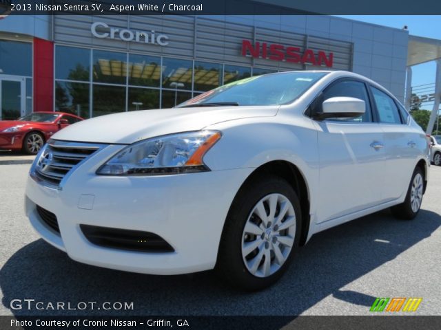 2013 Nissan Sentra SV in Aspen White