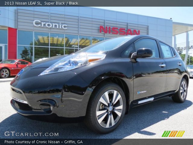 2013 Nissan LEAF SL in Super Black
