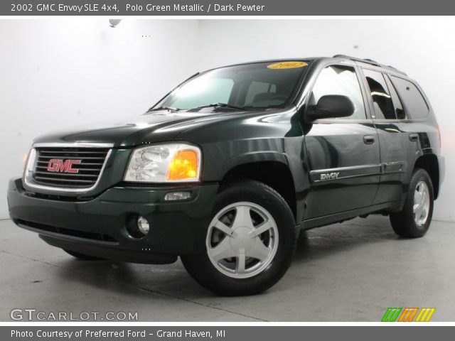 2002 GMC Envoy SLE 4x4 in Polo Green Metallic