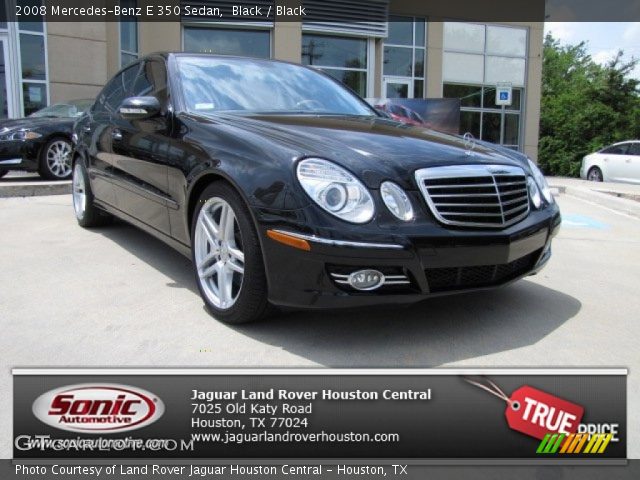 2008 Mercedes-Benz E 350 Sedan in Black