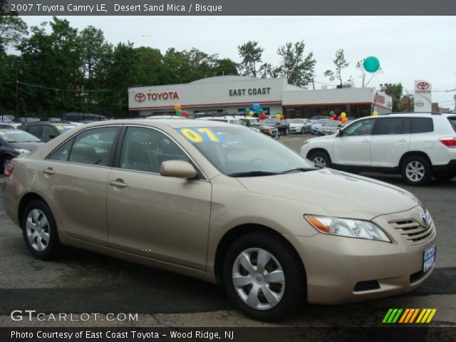 2007 Toyota Camry LE in Desert Sand Mica