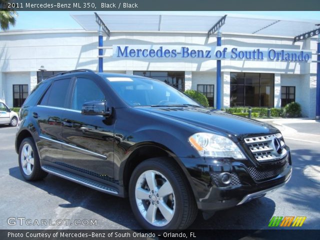 2011 Mercedes-Benz ML 350 in Black