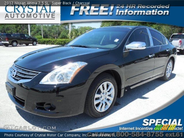 2012 Nissan Altima 2.5 SL in Super Black