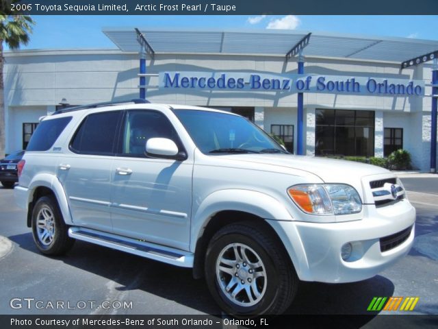 2006 Toyota Sequoia Limited in Arctic Frost Pearl
