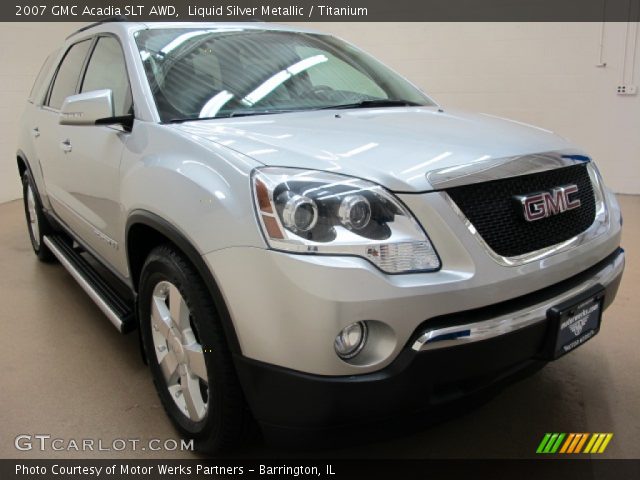 2007 GMC Acadia SLT AWD in Liquid Silver Metallic