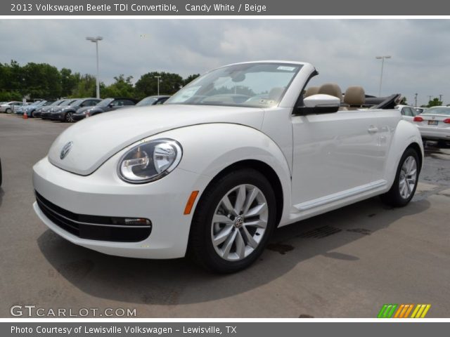 2013 Volkswagen Beetle TDI Convertible in Candy White